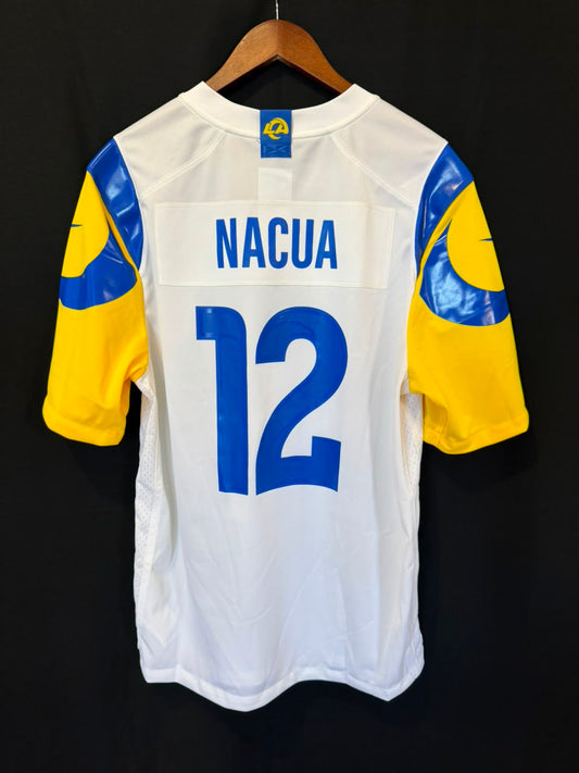 Puka Nacua Los Angeles Rams Nike Game Player Jersey - Blanco