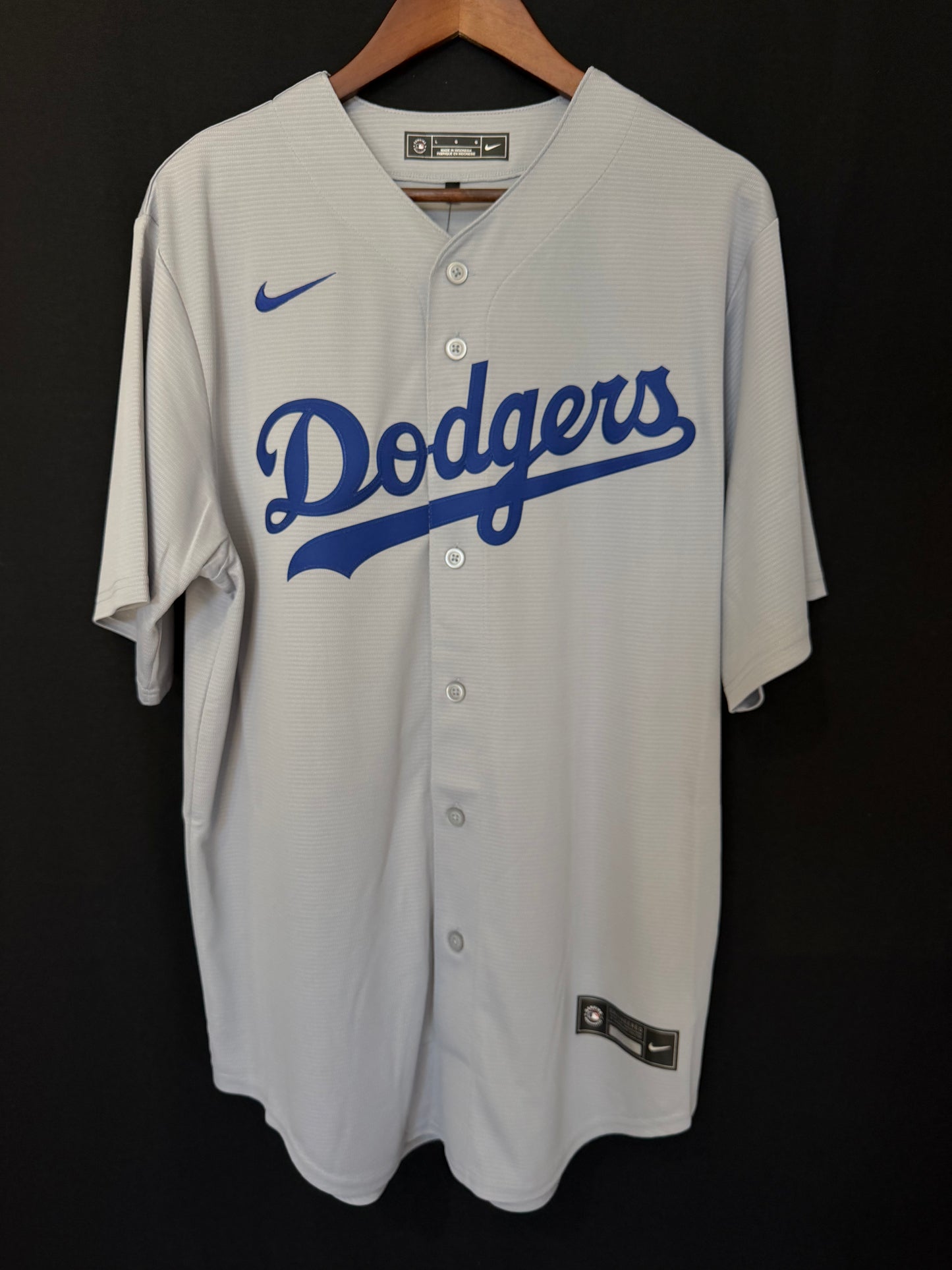 Shohei Ohtani Los Angeles Dodgers Nike Visitante Replica Jersey - Gris