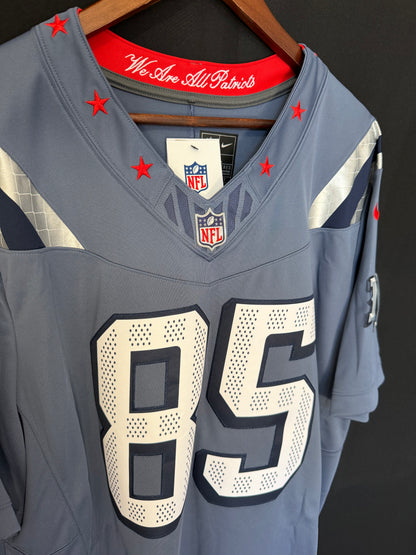 Jersey Nike Limited cosida de Hunter Henry de los New England Patriots Colección Rivalries - Azul