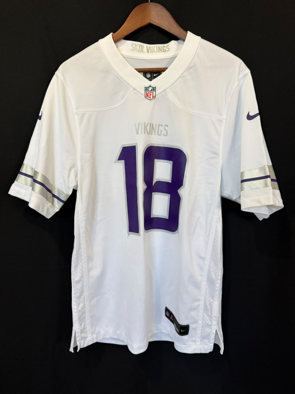Justin Jefferson Minnesota Vikings Nike Alternate Game Player Jersey - Blanco