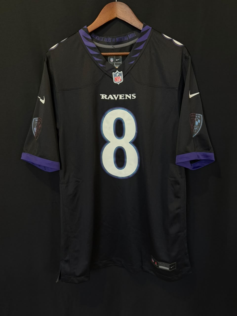 Lamar Jackson Baltimore Ravens Nike Alternate Game Jersey - Negro