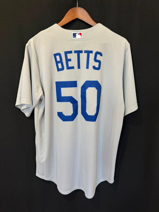 Mookie Betts Los Angeles Dodgers Nike Home Replica Jersey - Gris